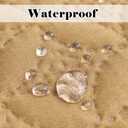 ENVEHUG Loveseat Sofa Cover for 2 Cushion Couch Water Resistant Slipcover Furniture Protector Washable Couch Cover with Non Slip and Elastic Straps for Kids Dog Cat Pet (Khaki, 104x76)