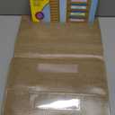 Teacher Created Resources Burlap 10 Pocket File Storage Pocket Chart (14" x 58") - 20840