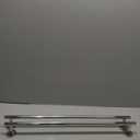 JQK Chrome Towel Bar, 27 Inch 304 Stainless Steel Thicken 0.8mm Towel Rack Bathroom, Towel Holder Polished Finished Wall Mount, Useable Length 24 Inch 2 Pack, TB110L24-CH-P2