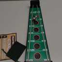 Shoot The Moon Game, Large 17.5 inches,Classic Desktop Games, Solid Wood Board with Metal Ball and Rods, Billiard Style,Retro Balancing Game for Family And Bar (Green)