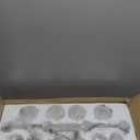 SineRise 4-Light Brushed Nickel Vanity Light with 3 Color Modes (3000K/4000K/6000K), Eye Protection LED Bathroom Light Fixture, Dimmable Modern Wall Light Over Mirror with Clear Glass Shade