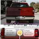 all-in-one LED Tail Light for Chevy Silverado 1500(2014-2018),for Silverado 2500HD & 3500HD & GMC Sierra 3500HD(2015-2018),Upgraded Version Rear Taillight Assembly.