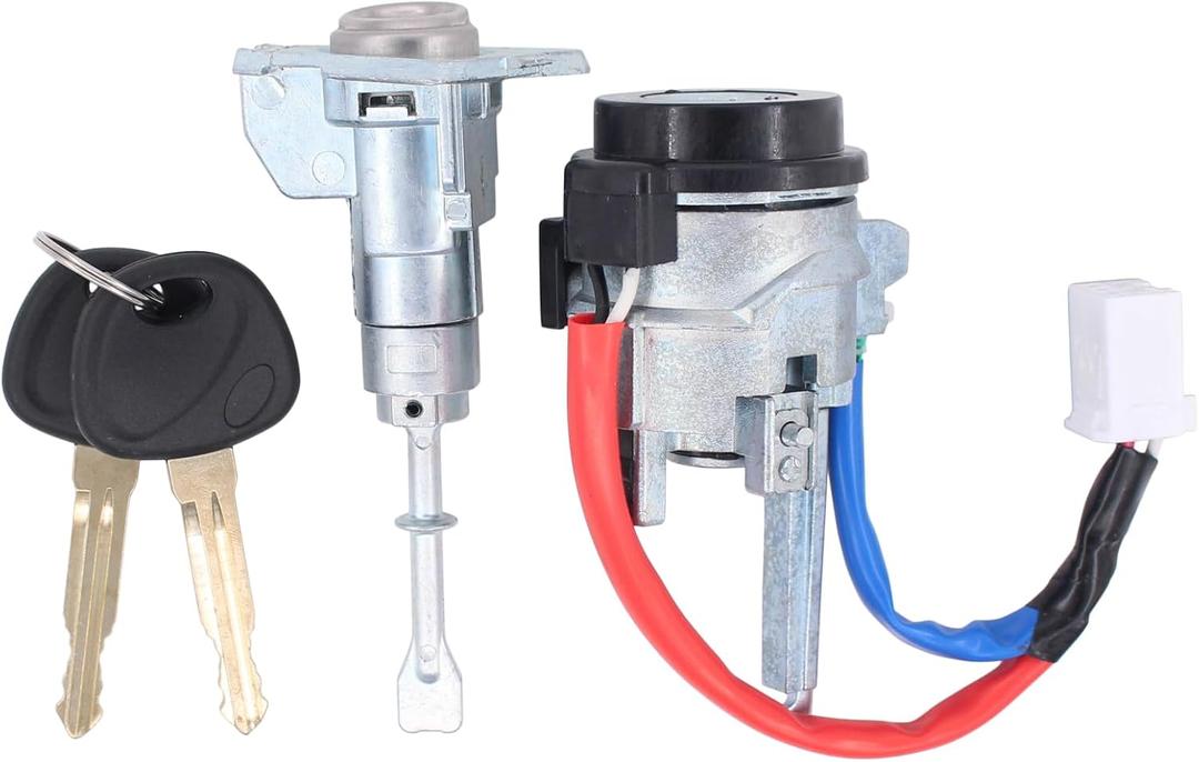ApplianPar Ignition Lock Cylinder and Front Driver Side Door Lock Cylinder for Hyundai Elantra 2011-2016