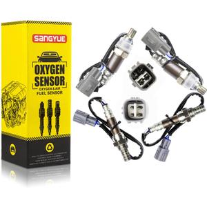 Sangyue Air Fuel Ratio O2 Oxygen Sensor 1 & 2 for Toyota Tacoma 2005 2006 2007 2008 V6 4.0L Upstream + Downstream 4pcs