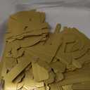 SUNBEAUTY 146 Pcs Gold DIY Make Your Own Banner Customizable Letters Symbols Banner For Birthday Wedding Happy New Year Baby Shower Graduation Retirement Xmas Party Decoration