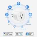 EIGHTREE Smart Plug, WiFi Outlet Works with Alexa & Google Home, Smart Home Socket with Remote Control & Timer Function, 2.4GHz WiFi Only, 4 Packs