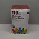 C9 Christmas Lights Outdoor, 72 FT 110 LED C9 String Lights, 8 Modes & Timer Connectable Waterproof for Christmas Tree light Indoor Outdoor Roofline Patio Outside Yard Xmas Decor, Warm White 2 Pack