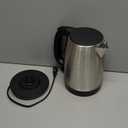 COMFEE' 1.7L Stainless Steel Electric Tea Kettle, BPA-Free Hot Water Kettle Electric with LED Light, Auto Shut-Off and Boil-Dry Protection, 1500W Fast Boil Electric Kettle (1.8 Quarts, Silver)