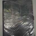 Cesil 10-Pocket File Folder, Letter A4 Paper Project Organizer Folders with Snap Button, Plastic Document Organizer for School Office Home, Black