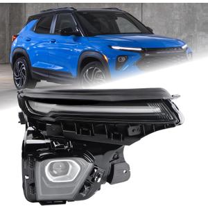 RH Full LED Projector Headlight Fit for 2024 2025 Chevy Trailblazer Chevrolet Headlamp Assembly Right Passenger Side 42840756 42859236 42889648