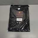 Hair Salon Smock with Pocket - Black Client Wrap Gown - Cutting Robe - Client Gown Salon - Salon Client Gown Robes - Stylist Gown - Spa Gown - Haircut Gown (Black - 100% Polyester)