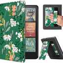 CoBak Stand Case for 7" Kindle Paperwhite 12th Gen 2024 and Kindle Colorsoft with Hand Strap - Compatible with iPhone MagSafe, for Samsung/Belkin/Anker Wireless Charging Pads, Durable, Auto Sleep Wake