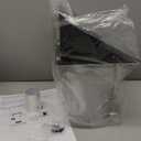 6 Inch Hooded Wall Vent with Screen and Damper,6 Inch Wall Exhaust Vent Cover Dryer Ventilation Cap Exterior for Kitchen Range Hood Air Exhaust,External Extractor w/Non Return Flap,Galvanized Steel (Black)