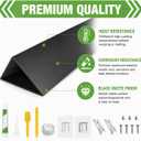 Yuleimy 30 Slide-In Range Rear Gap Filler Kit, Universal 3-Sided Stove Gap Cover Between Cooktop and Wall, Aluminum Cooktop Trim Kit for Behind Stove Gap, Range Rear Gap Filler Strip, Black