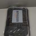 Bosynoy Bowling Ball Bag for Single Ball with Shoe Compartment, 1 Ball Bowling Tote Carrier Fits Shoes Up to Mens Size 14 with Padded Holder & Mutiple Pockets, Black