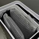 Bathroom Trash Can with Lid, 2 Pack 4 & 2.2 Gallon Automatic Touchless Garbage Can, Small Motion Sensor Smart Trash Can, Slim Waterproof Trash Bin for Bedroom, Bathroom, Office, Living Room (Black)