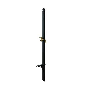 Liberty Garden 114 Garden Hose Hanger Spigot Post, Black