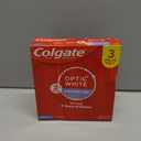 Colgate Optic White Advanced Hydrogen Peroxide Toothpaste Pack, Teeth Whitening Toothpaste, Enamel-Safe Hydrogen Peroxide Formula, Helps Remove Tea, Coffee, and Wine Stains, Icy Fresh, 3 Pack, 3.2 oz