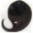 Straight High Temperature Fiber 32 Colors Women Blunt Fake bangs With Temple 4/27HL 8inches