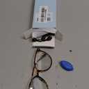 Gaoye Blue Light Blocking Glasses - Trending Round TR90 Frames, Metal Arms, UV400 Protection - Matching Soft Case (2-black+tea Leopard)