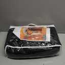 Black Velvet Curtains for Living Room 52" W x 108" L Luxury Blackout Curtains for Bedroom, Thermal Insulated Super Soft Window Drapes Rod Pocket & Back Tab, 2 Panels Set