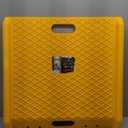 Curb Ramp - Heavy Duty, Portable Ramp with 1000lb Weight Capacity - for Furniture Dollies, Hand Trucks, or Moving Carts by Stalwart (Yellow)