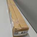 LazBlinds No Drill Roman Shades for Windows, Cordless Blackout Window Shades with UV Protection, Polyester Fabric for Bedroom & Living Room, 33" W x 64" H, Natural