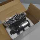 DC 12V Water Pump,1GPM 4L/M Diaphragm Pump with Power Supply Adaptor G1/2" 20mm Inlet/Outlet