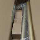 Gold Wrap Around Curtain Rods for Windows 28 to 60:Blackout Heavy Duty Adjustable Curtain Rod Room Darkening Modern Industrial Curved French Return Metal Drapery Rods Easy Install Brass Gold