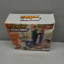 Flexible Race Track Toys for Kids: 15 Ft Rolls Up DIY Racetrack with 4 Cars & 10 Suction Cups - Compatible with Hot Wheels and Diecast 1/64th Cars - Birthday Gifts for Age 3-8 Years Old Boys Girls (Orange)