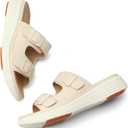 UBFEN Womens Platform Sandals Comfortable Walking Slide Soft Cushioning Footbed Casual Dressy Wedge Sandals (9)