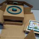 Anyday 4-Cup Glass Food Storage with Glass Lid, Round Deep Dish | Plastic-Free Meal Prep & Microwave Cookware | Stackable Airtight Storage Container with Vented Lid for Microwave-Safe Reheating (Clear - Kale)