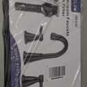 Bathroom Faucets with Filter, Widespread Black Bathroom Sink Faucet for 3 Holes with Pop-up Drain Assembly, Two Handle Vanity Faucet (Contemporary)