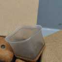 Chair Leg Floor Protectors Square Chair Leg Protectors for Hardwood Floors Silicone Caps Felt Strengthen Bottom Protection Anti-Scratch Reduce Noise 32 Pack Clear Square M Fit:13/16" to 1" (20-26mm)