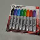 Sharpie 38250PP Permanent Markers, Chisel Tip, Assorted Colors, 8-Count, Standard Packaging