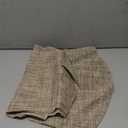 SHACOS Large Size Wedge Shape Placemats with Centerpiece Round Mat Set of 5 Round Table Place Mats Washable Dining Table Placemats Reversible, Beige (4 pcs 13.7"x19.6" Wedge+ 1 pc 14" Round)