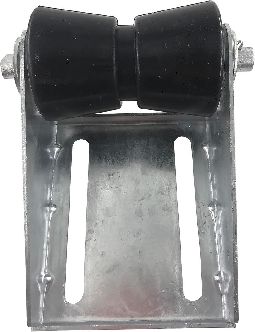 5" Boat Trailer Keel Roller with Bracket Kit Assembly Boat Trailer Roller Galvanized Steel