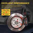Rear Left & Right Brake Calipers Fit for Dodge Durango 2011-2020 V6 3.6L/ V8 5.7L, Jeep Grand Cherokee WK2 2011 2012 2013 2014 2015 2016 2017 2018 2019 2020 18-B5300 18-B5301