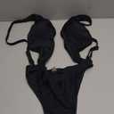 HYPERFIRE Women's Sexy Halter Criss Cross Swimsuit Cut Out One Piece Bathing Suit High Cut Swimwear, Size: L