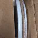 Bemis 500EC Durable Wood Toilet Seat with Easy Clean Hinges, Made in USA, Round, Biscuit