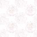 Peel and Stick Wallpaper Geometric Boho Wall Paper White Pink Fireworks Contact Paper 17.3"197" Self-Adhesive Round Wallpaper for Bedroom Waterproof Removable Shelf Liner Decal Vinyl Roll