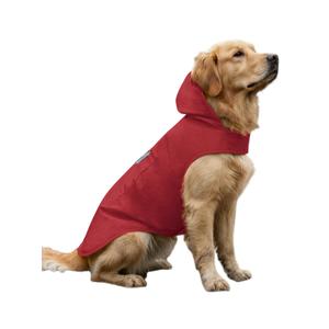 Dog Raincoat Reflective Adjustable Hooded Pet Rain Jacket Poncho with Leash Hole for Dogs S-5XL