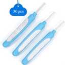 Female External Catheter - 30 Pack for Women, Soft Silicone, Leak-Proof, Comfortable & Disposable, Fits Standard Suction Equipment, Incontinence Solution (White)