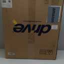 Drive Medical Lightweight Folding Transport Wheelchair - Reliable Mobility Support - Durable Steel Frame - Swing-Away Footrests - Compact Travel Design - Silver (1 Count (Pack of 1))