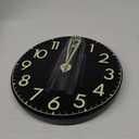 JoFomp Glow in The Dark Wall Clocks Battery Operated, 12 Inch Resin 3D Numbers Luminous Wall Clock for Bedroom, Silent Wall Clocks for Living Room Decor, Light Up Wall Clock Decorative for Kitchen