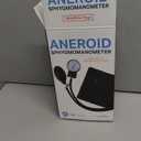 LotFancy XXL Blood Pressure Cuff Manual Adult, Professional Thigh BP Cuff 16"-26", Extra Large Adult Size Sphygmomanometer with Carrying Case and Zero Calibration for Home Use, Nursing Student, Doctor (Black)