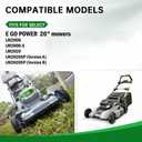 AB2000 Mower Blade for 20'' Deck, Compatible with E GO Power LM2000 LM2000-S LM2020 LM2020SP, Replaces AB2000,3705369000,3705369001, 3-in-1 Mulching Bagging Side Discharge Steel Blade