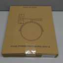 Wall Mounted Makeup Mirror - 1X/10X Magnifying Mirror for Wall, 8 Inch Double Sided 360° Swivel Extendable Bathroom Mirror for Shaving, Black