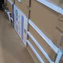 Lumspax Rolling White Board on Wheels, 96" x 48" Double-Side Magnetic Dry Erase Board with Stand, Aluminum Frame Extra Large Mobile Standing Whiteboard for Office, Classroom & Home