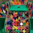 Crayola Ultimate Crayon Box Collection (152ct), Bulk Kids Crayon Caddy, Classic & Glitter Colors, Coloring Book Supplies, Gift for Kids, Ages 3, 4, 5